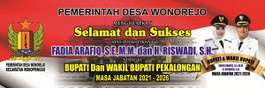 Selamat dan Sukses Atas Dilantiknya Fadia Arafiq, S.E.,M.M. dan H. Riswadi, S.H. Sebagai Bupati dan Wakil Bupati Pekalongan Masa Jabatan 2021-2026